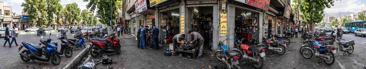 لیست تعمیرگاه‌ های تخصصی موتورسیکلت در مرکز تهران
