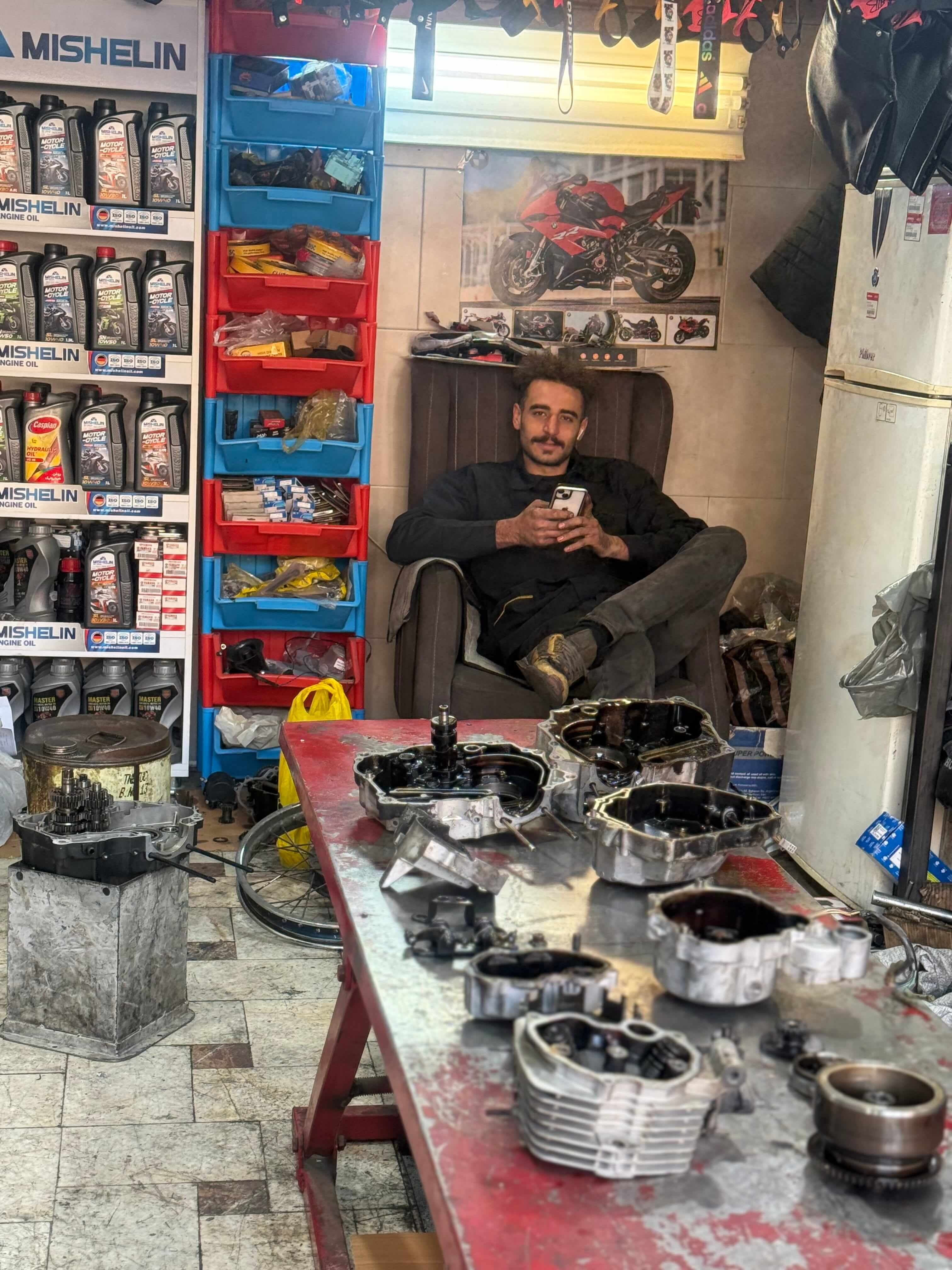 گالری تعمیرگاه موتورسیکلت علی سفارت ژاپن - تصویر 24